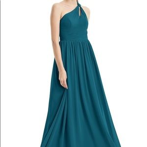 Azazie Vanessa Bridesmaids Dress Ink Blue